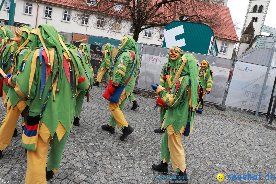 Rosenmontagsumzug - Narrensprung: Ravensburg, 12.02.2024