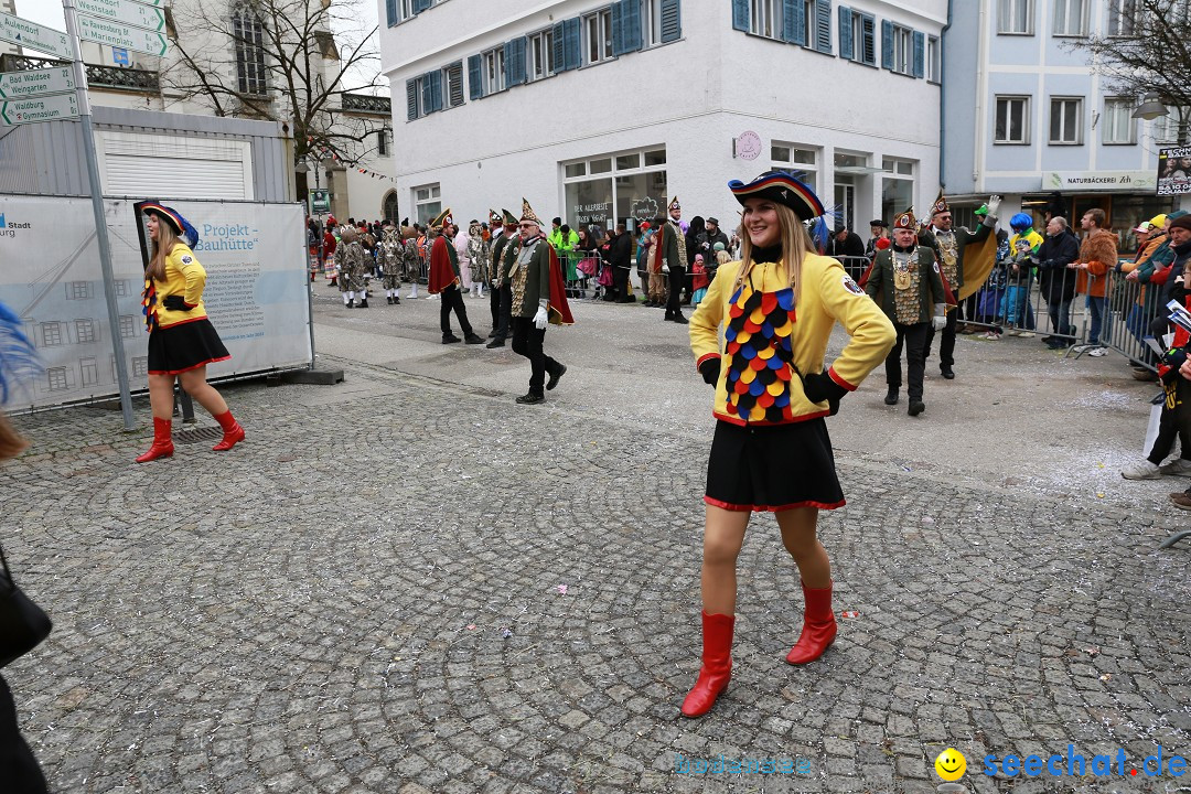 Rosenmontagsumzug - Narrensprung: Ravensburg, 12.02.2024