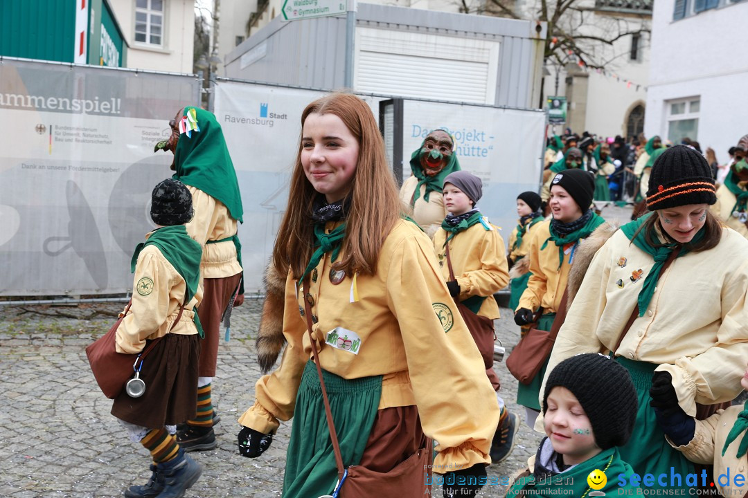 Rosenmontagsumzug - Narrensprung: Ravensburg, 12.02.2024