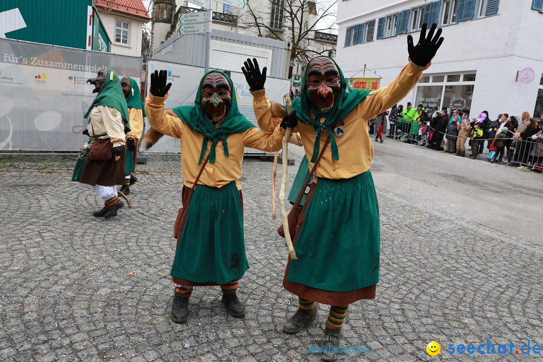 Rosenmontagsumzug - Narrensprung: Ravensburg, 12.02.2024