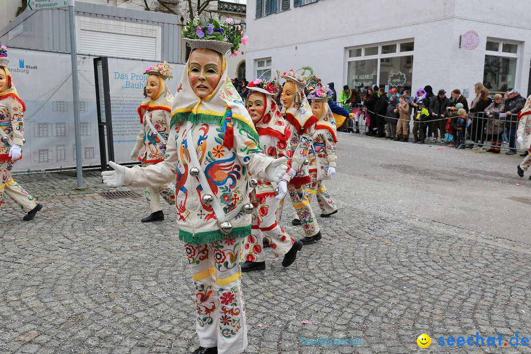 Rosenmontagsumzug - Narrensprung: Ravensburg, 12.02.2024