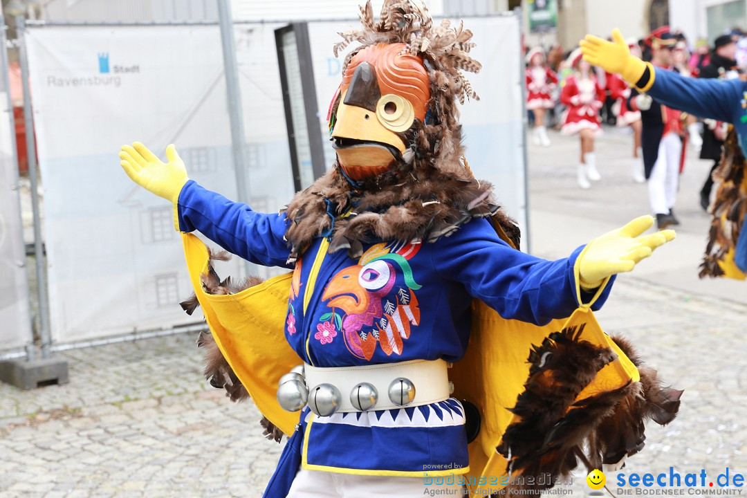 Rosenmontagsumzug - Narrensprung: Ravensburg, 12.02.2024