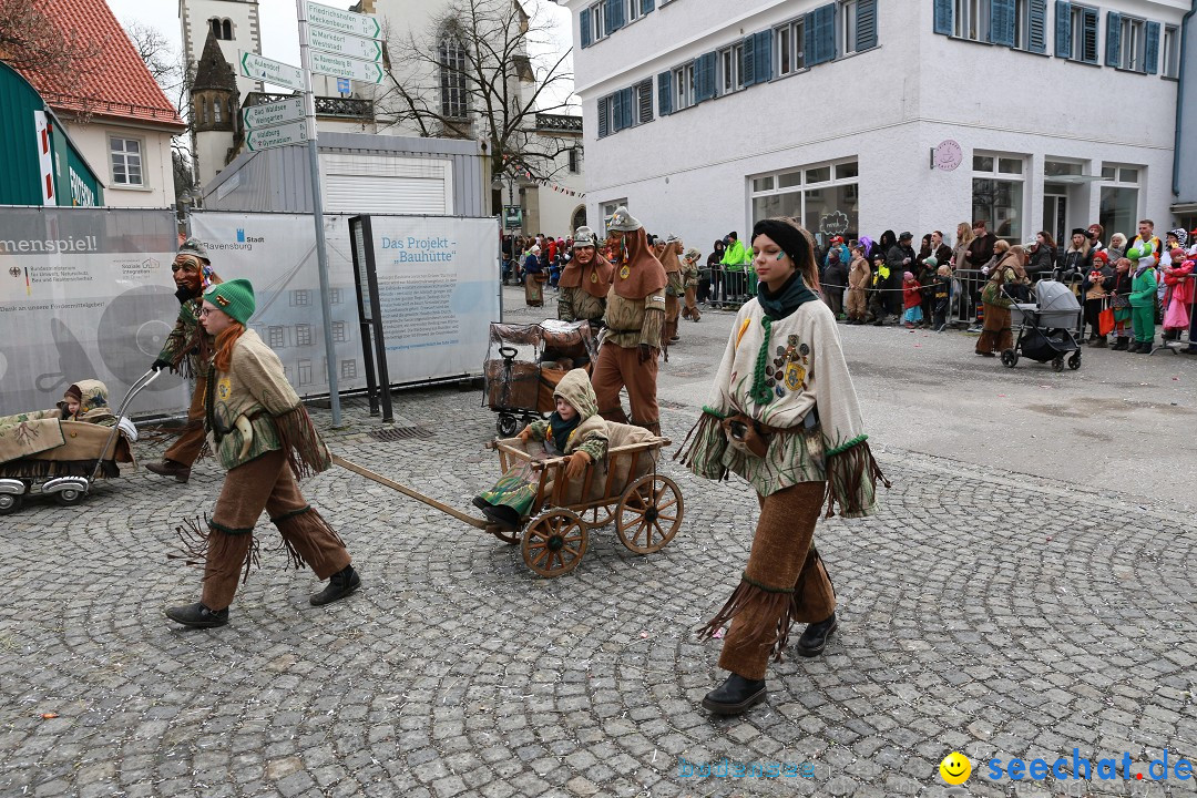 Rosenmontagsumzug - Narrensprung: Ravensburg, 12.02.2024