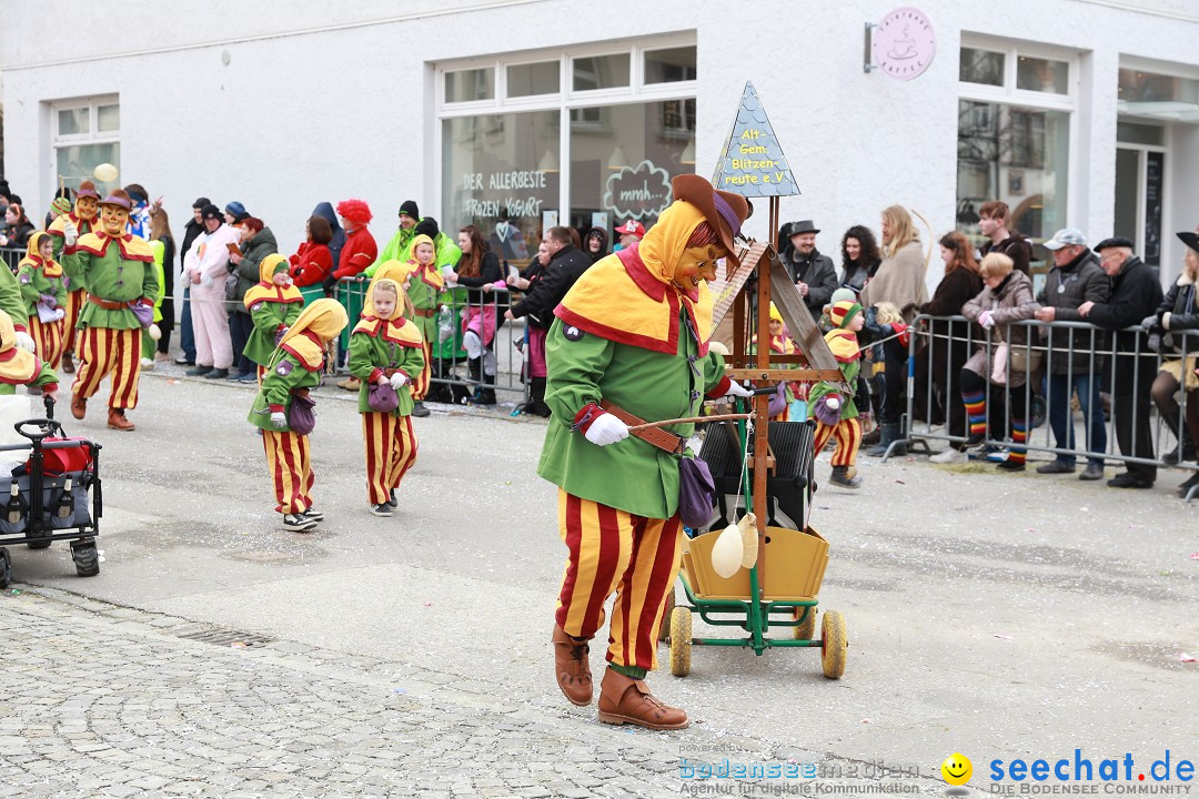 Rosenmontagsumzug - Narrensprung: Ravensburg, 12.02.2024