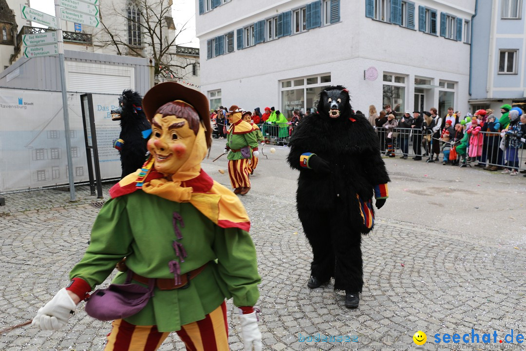 Rosenmontagsumzug - Narrensprung: Ravensburg, 12.02.2024