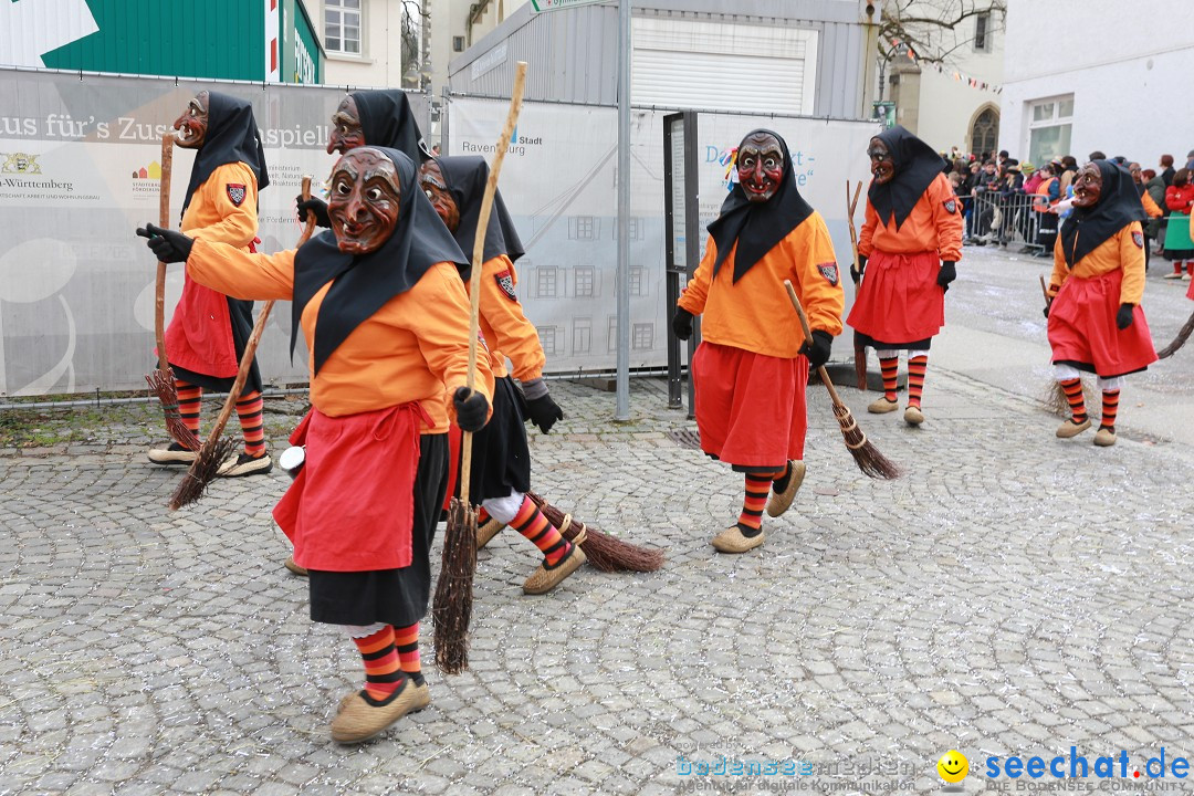 Rosenmontagsumzug - Narrensprung: Ravensburg, 12.02.2024