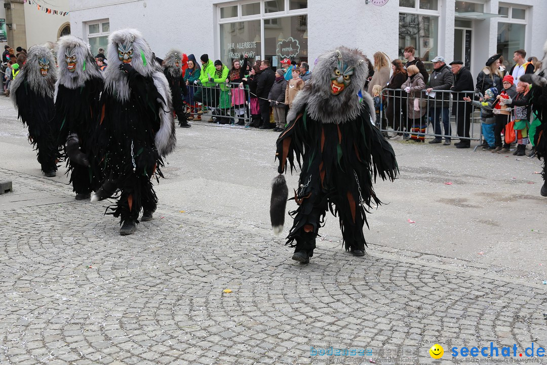 Rosenmontagsumzug - Narrensprung: Ravensburg, 12.02.2024