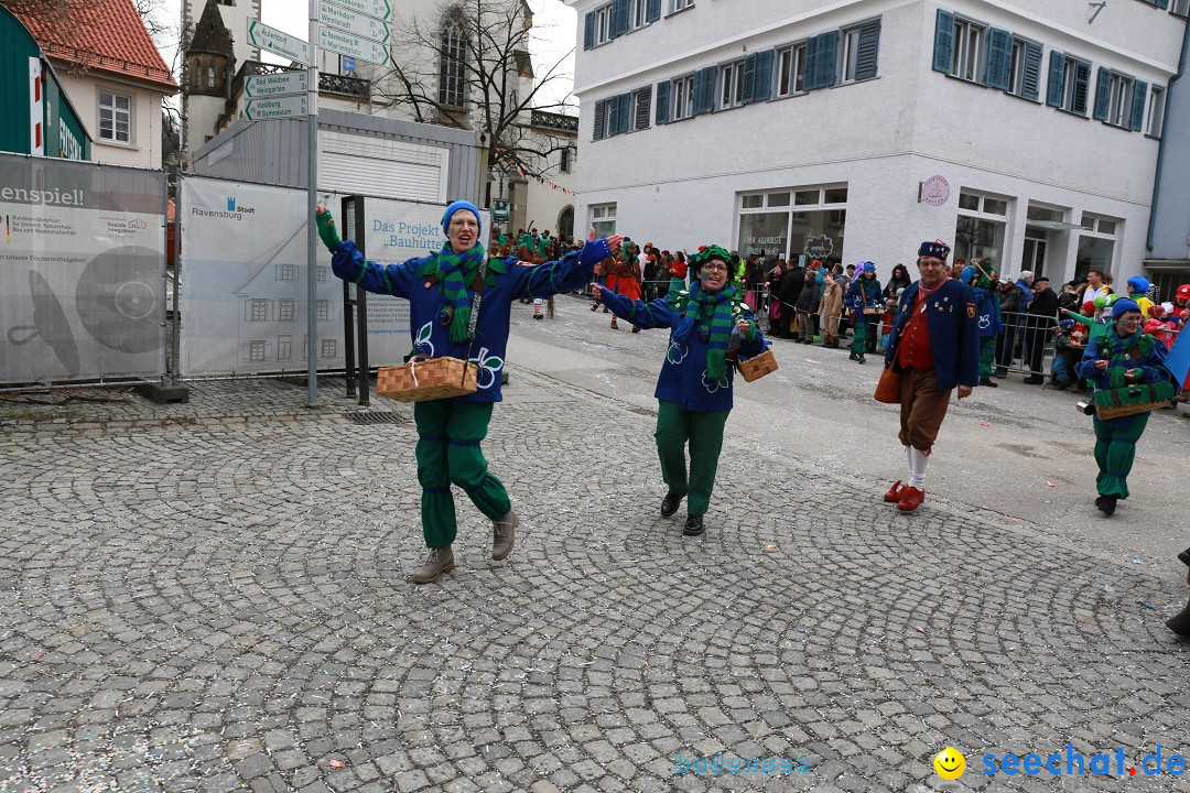 Rosenmontagsumzug - Narrensprung: Ravensburg, 12.02.2024