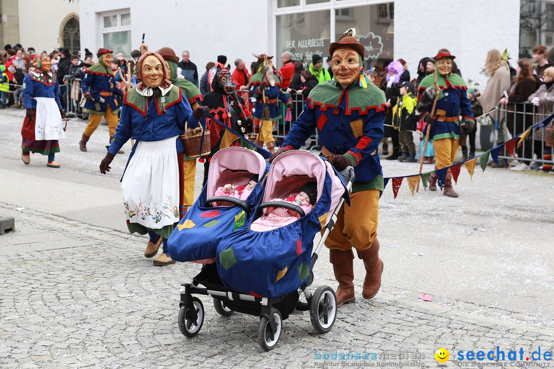 Rosenmontagsumzug - Narrensprung: Ravensburg, 12.02.2024