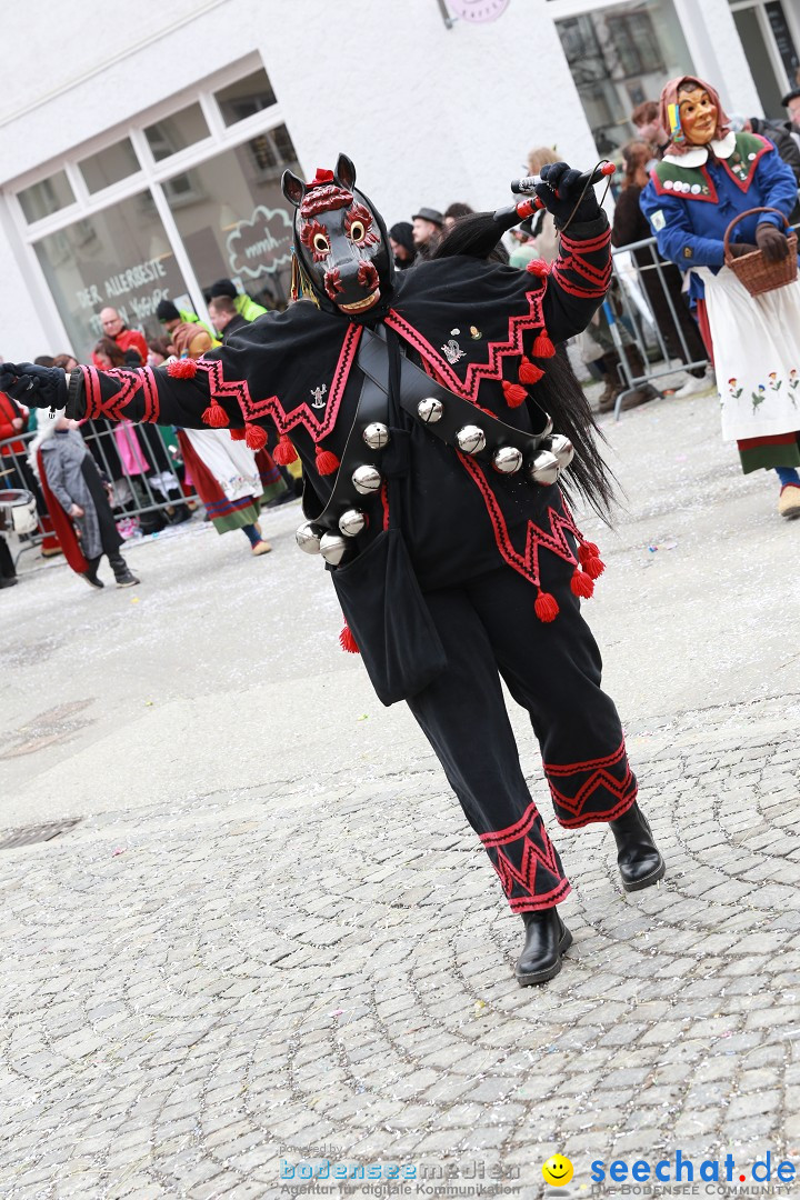 Rosenmontagsumzug - Narrensprung: Ravensburg, 12.02.2024