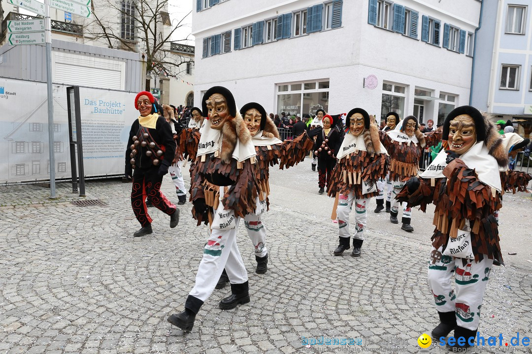 Rosenmontagsumzug - Narrensprung: Ravensburg, 12.02.2024