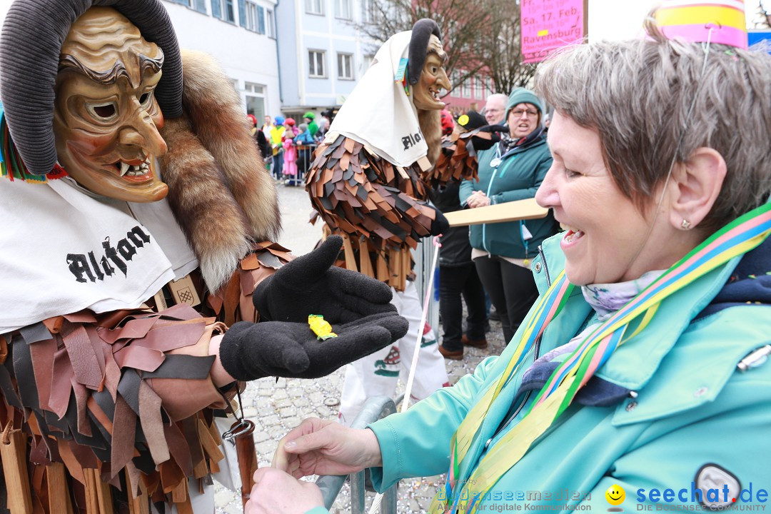 Rosenmontagsumzug - Narrensprung: Ravensburg, 12.02.2024