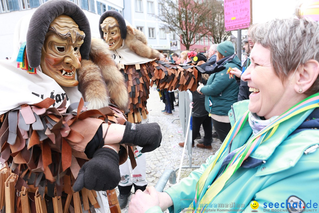 Rosenmontagsumzug - Narrensprung: Ravensburg, 12.02.2024