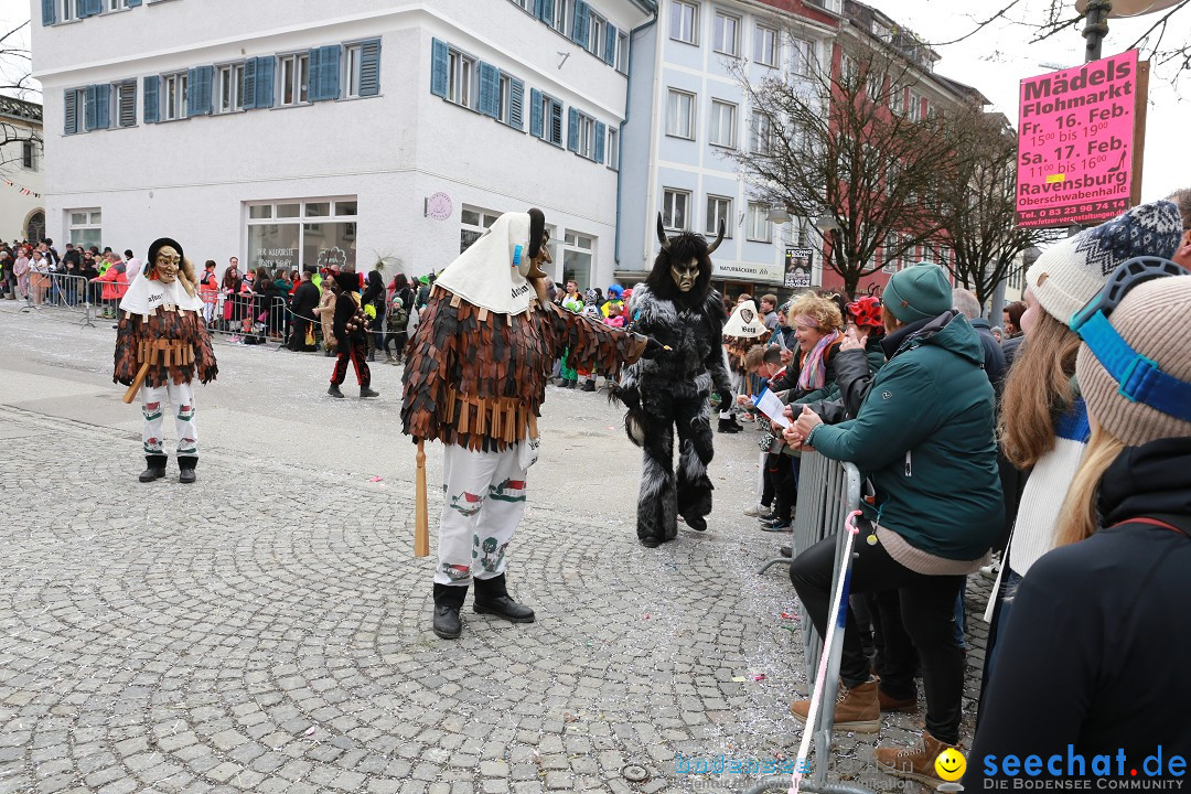 Rosenmontagsumzug - Narrensprung: Ravensburg, 12.02.2024