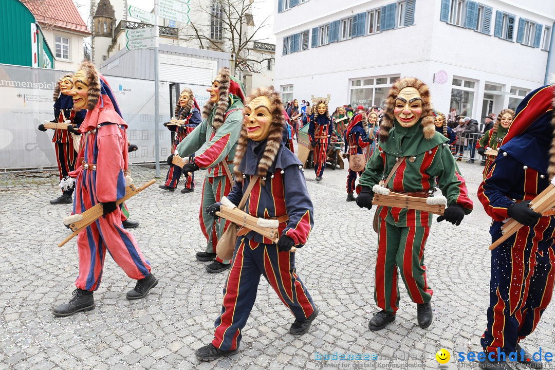 Rosenmontagsumzug - Narrensprung: Ravensburg, 12.02.2024