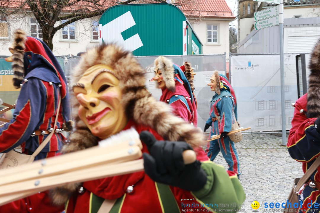 Rosenmontagsumzug - Narrensprung: Ravensburg, 12.02.2024