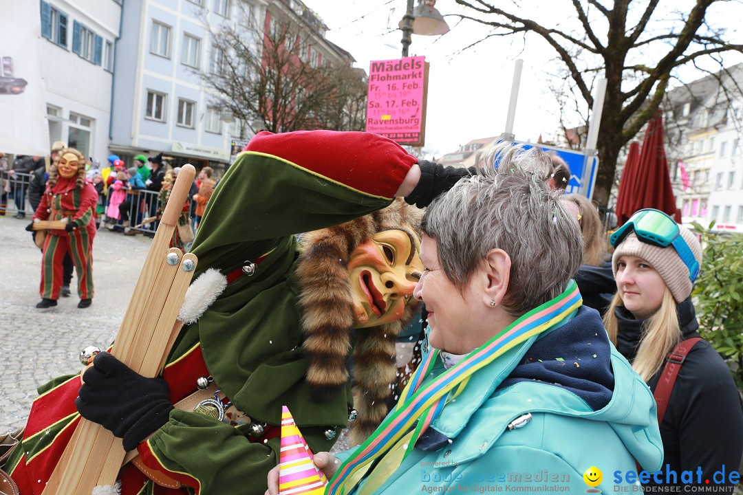 Rosenmontagsumzug - Narrensprung: Ravensburg, 12.02.2024