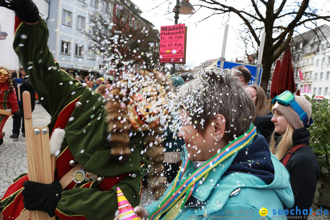 Rosenmontagsumzug - Narrensprung: Ravensburg, 12.02.2024