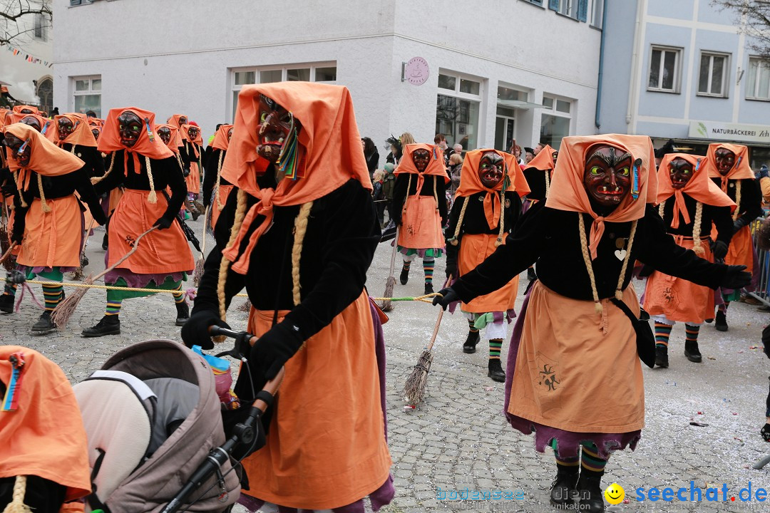 Rosenmontagsumzug - Narrensprung: Ravensburg, 12.02.2024