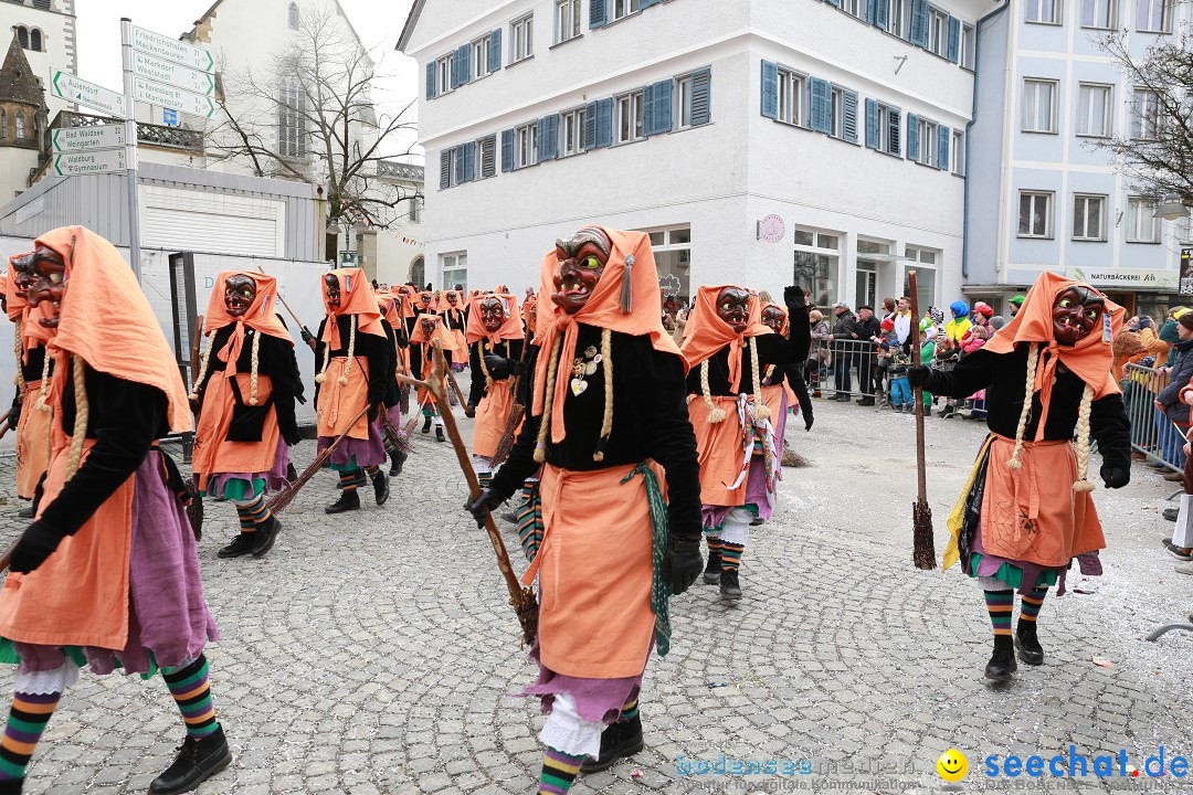 Rosenmontagsumzug - Narrensprung: Ravensburg, 12.02.2024