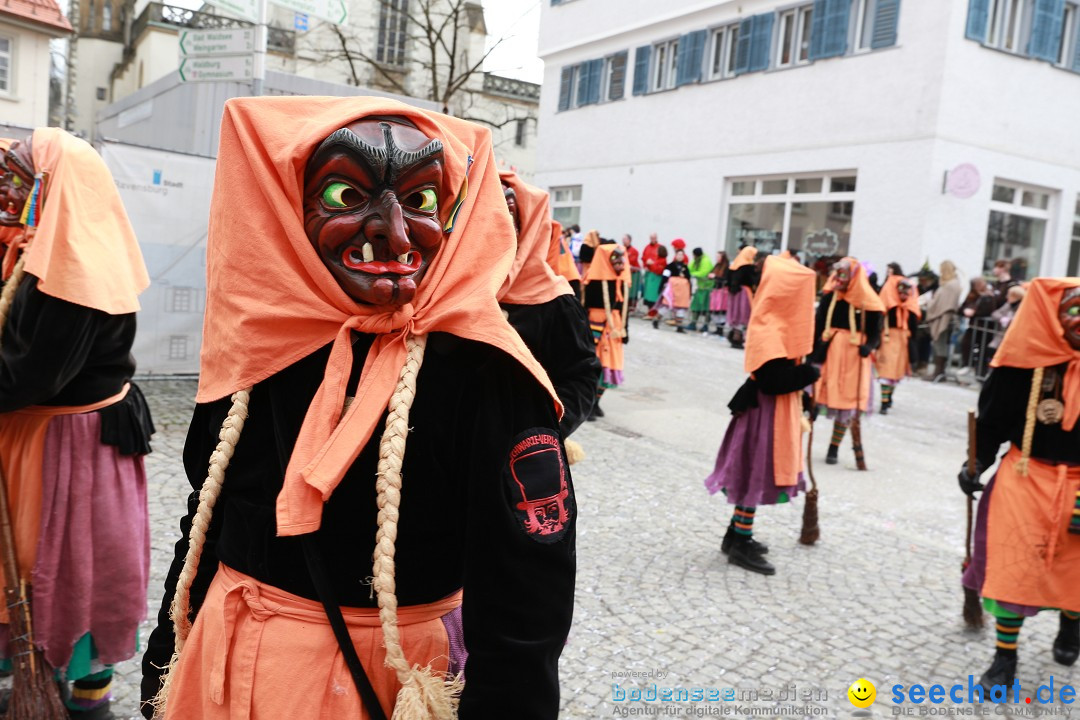 Rosenmontagsumzug - Narrensprung: Ravensburg, 12.02.2024