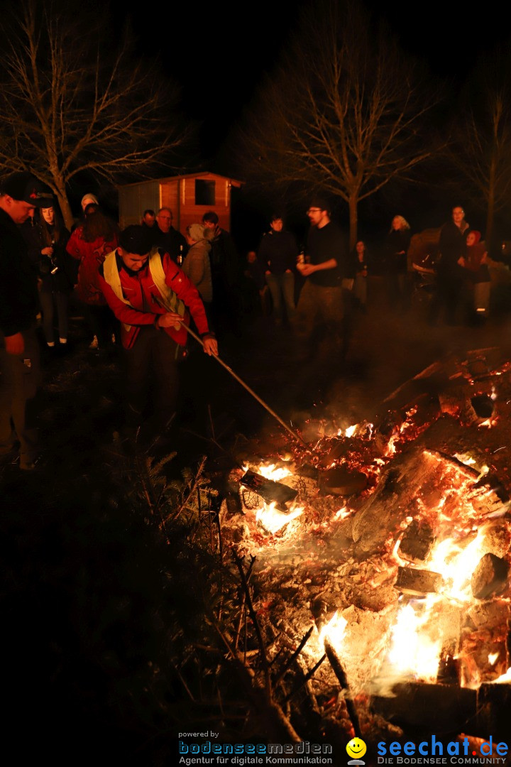 Funken - Funkenfeuer: Bermatingen, 17.02.2024