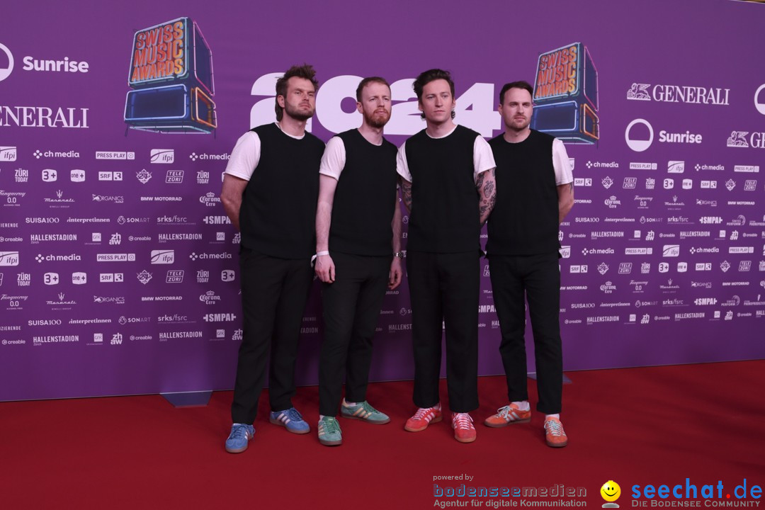 Swiss Music Awards - Musikpreisverleihung der Schweiz: Zuerich, 08.05.2024