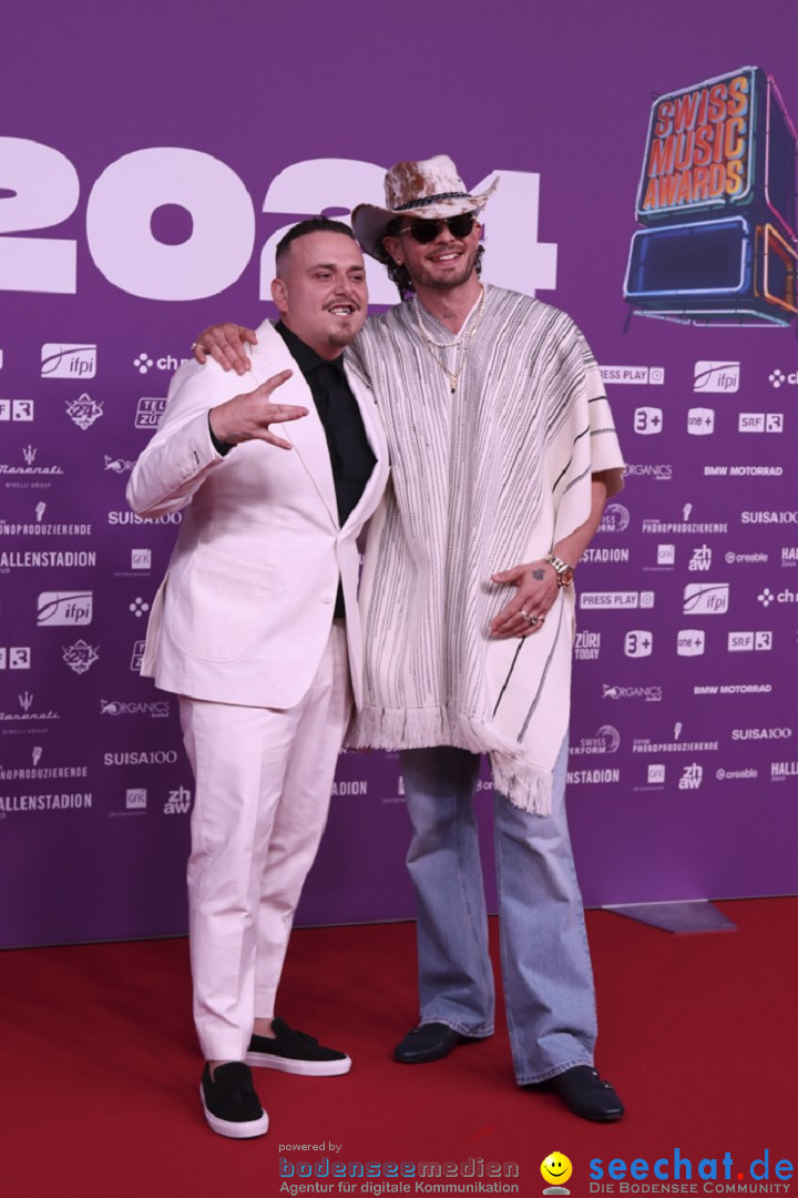 Swiss Music Awards - Musikpreisverleihung der Schweiz: Zuerich, 08.05.2024