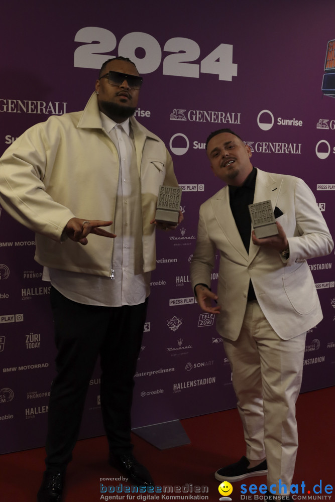 Swiss Music Awards - Gewinner der Musikpreisverleihung: Zuerich, 08.05.2024