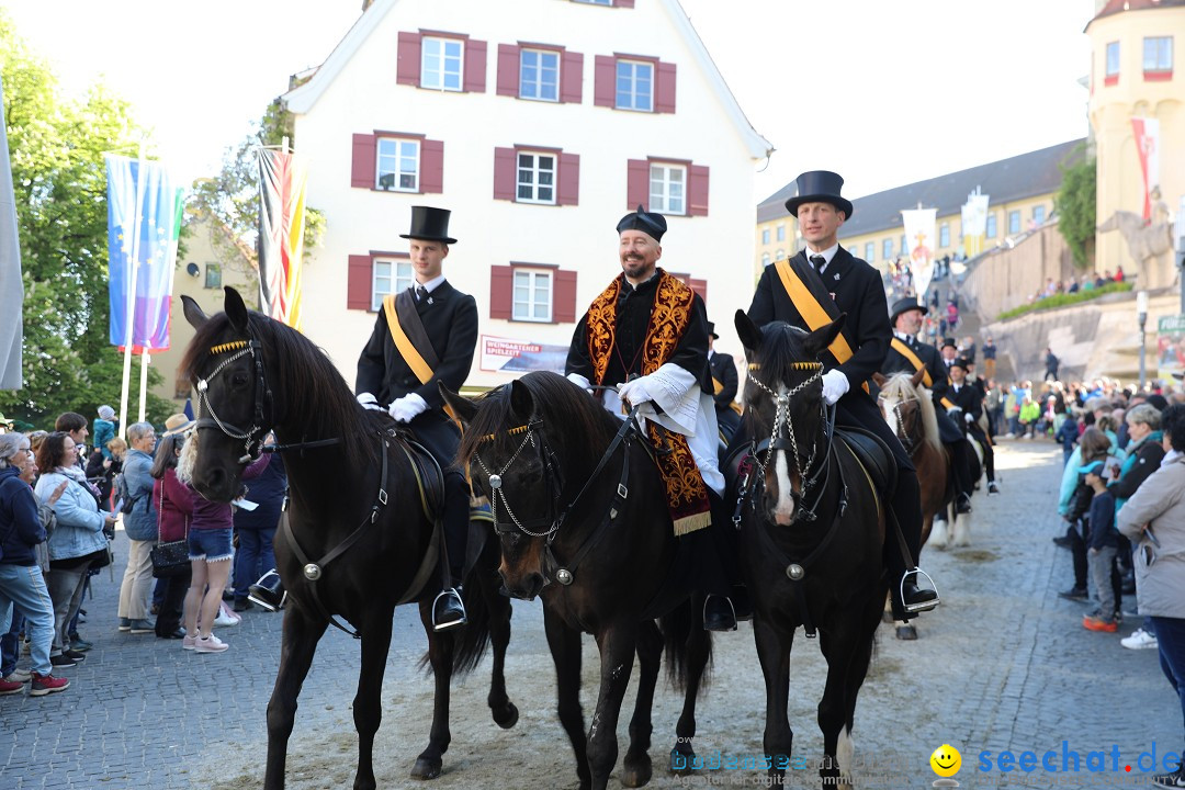 Blutritt - Reiterprozession - Heilig-Blut-Reliquie: Weingarten, 10.05.2024