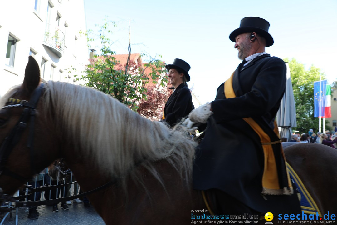 Blutritt - Reiterprozession - Heilig-Blut-Reliquie: Weingarten, 10.05.2024