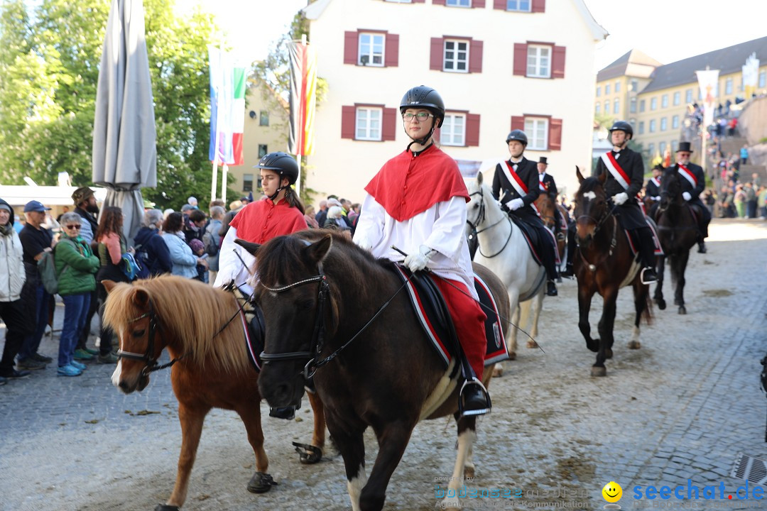 Blutritt - Reiterprozession - Heilig-Blut-Reliquie: Weingarten, 10.05.2024