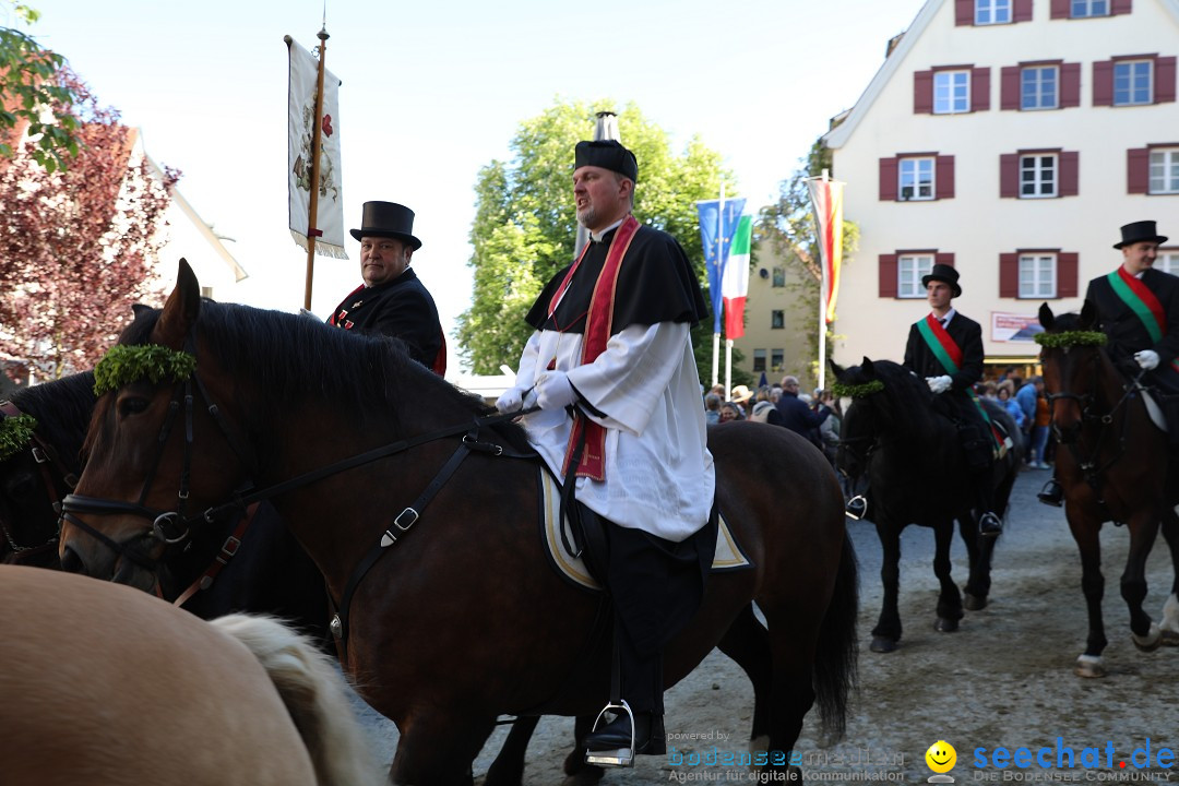 Blutritt - Reiterprozession - Heilig-Blut-Reliquie: Weingarten, 10.05.2024