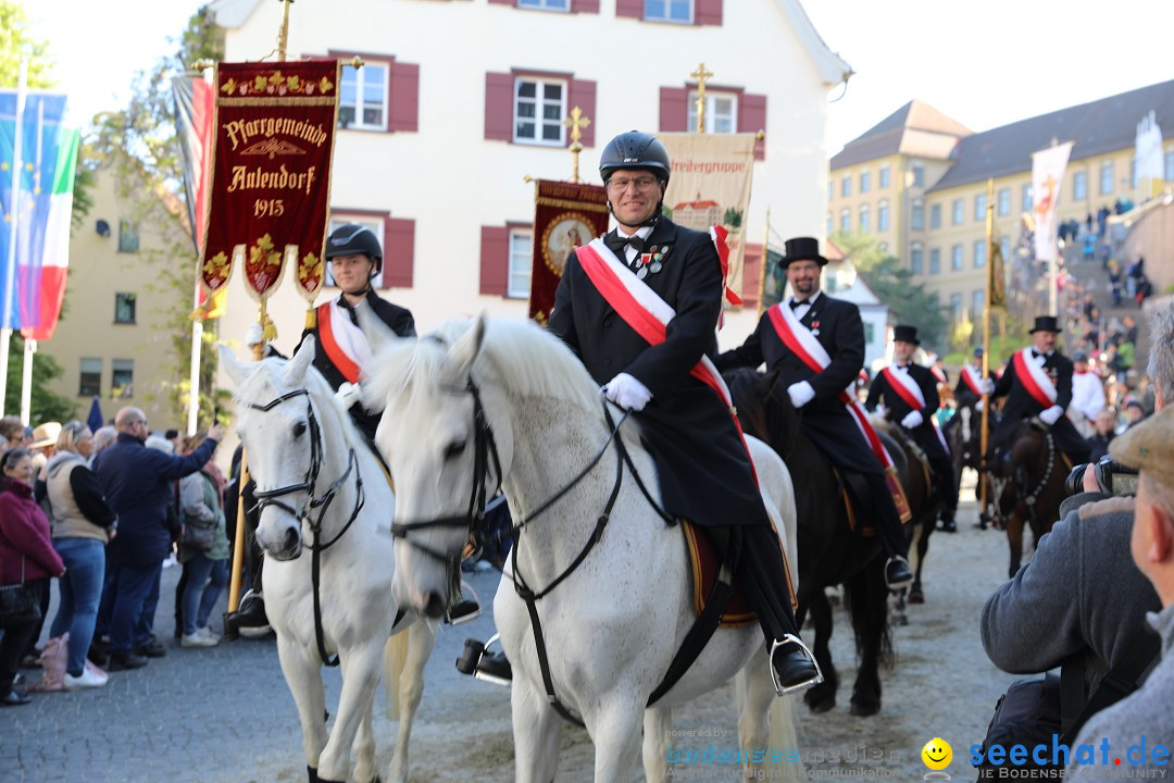 Blutritt - Reiterprozession - Heilig-Blut-Reliquie: Weingarten, 10.05.2024