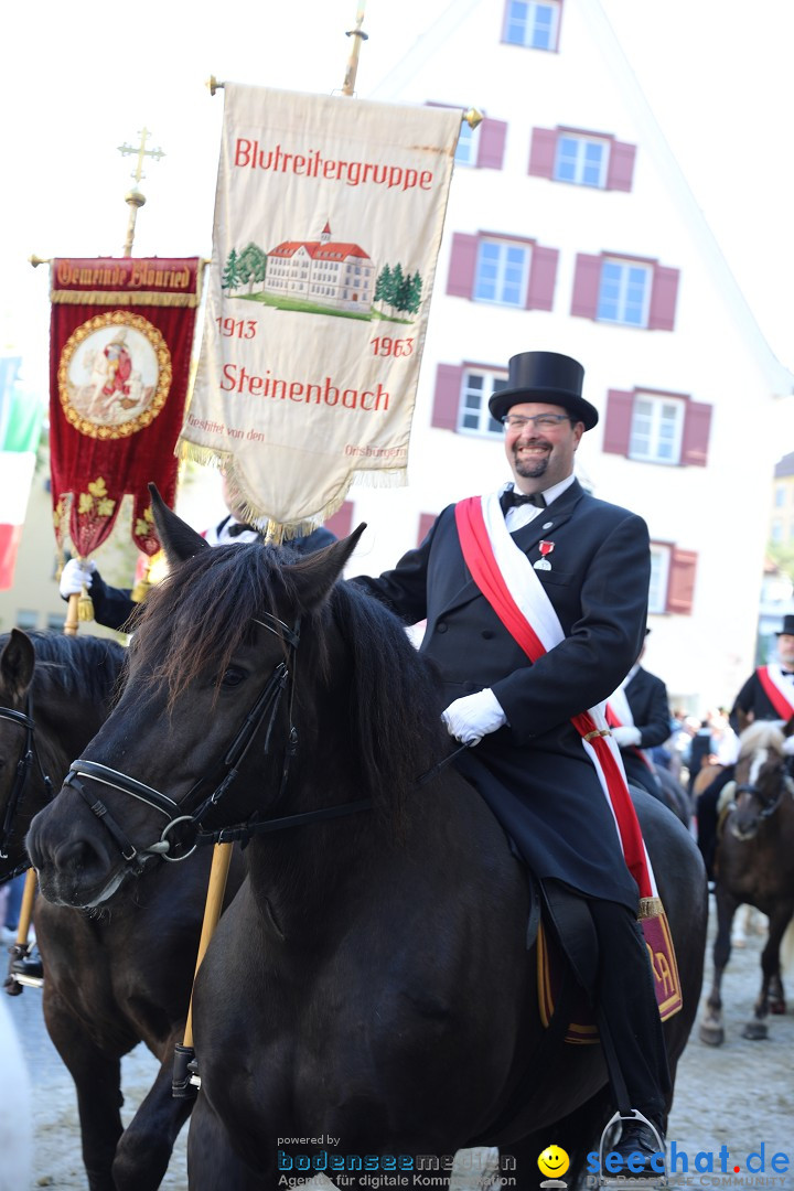 Blutritt - Reiterprozession - Heilig-Blut-Reliquie: Weingarten, 10.05.2024