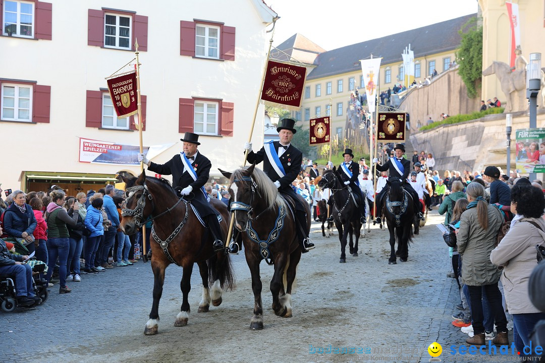 Blutritt - Reiterprozession - Heilig-Blut-Reliquie: Weingarten, 10.05.2024