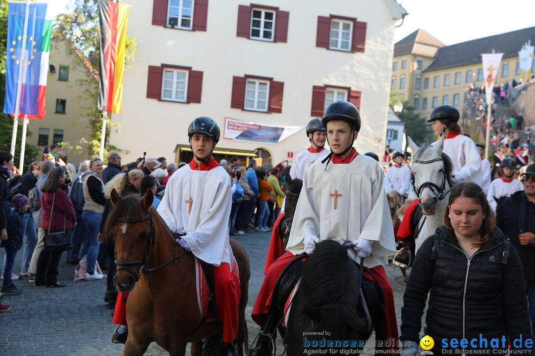 Blutritt - Reiterprozession - Heilig-Blut-Reliquie: Weingarten, 10.05.2024