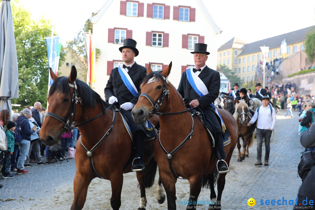 Blutritt - Reiterprozession - Heilig-Blut-Reliquie: Weingarten, 10.05.2024