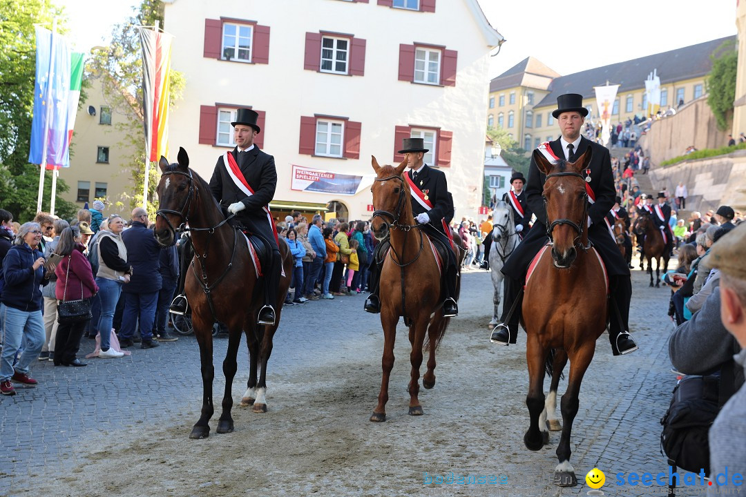 Blutritt - Reiterprozession - Heilig-Blut-Reliquie: Weingarten, 10.05.2024