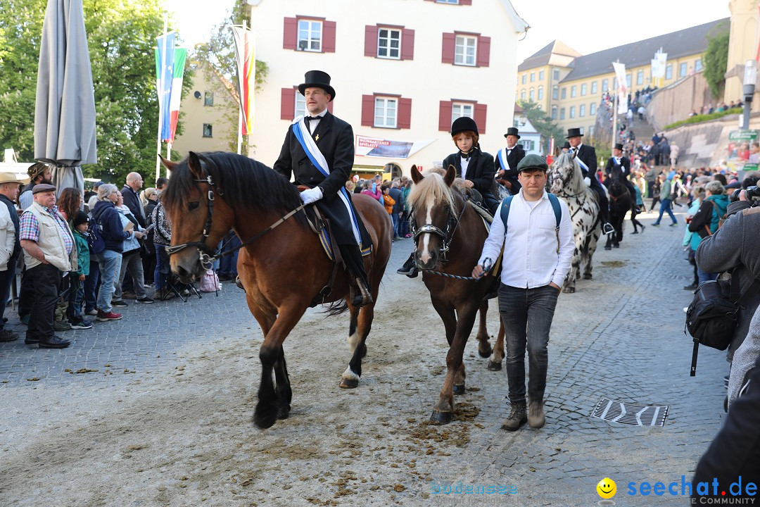 Blutritt - Reiterprozession - Heilig-Blut-Reliquie: Weingarten, 10.05.2024