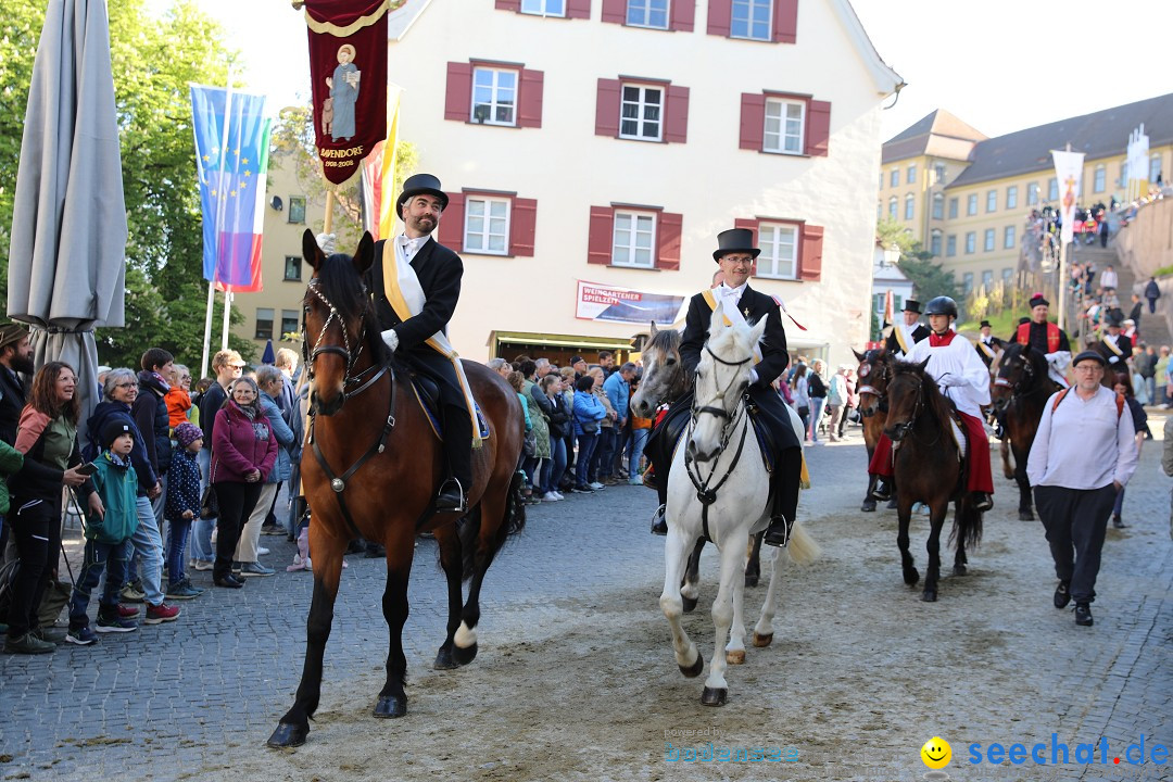 Blutritt - Reiterprozession - Heilig-Blut-Reliquie: Weingarten, 10.05.2024