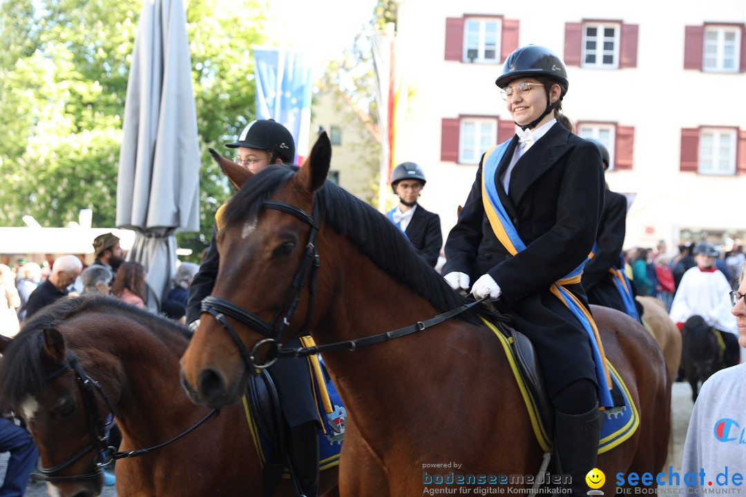 Blutritt - Reiterprozession - Heilig-Blut-Reliquie: Weingarten, 10.05.2024