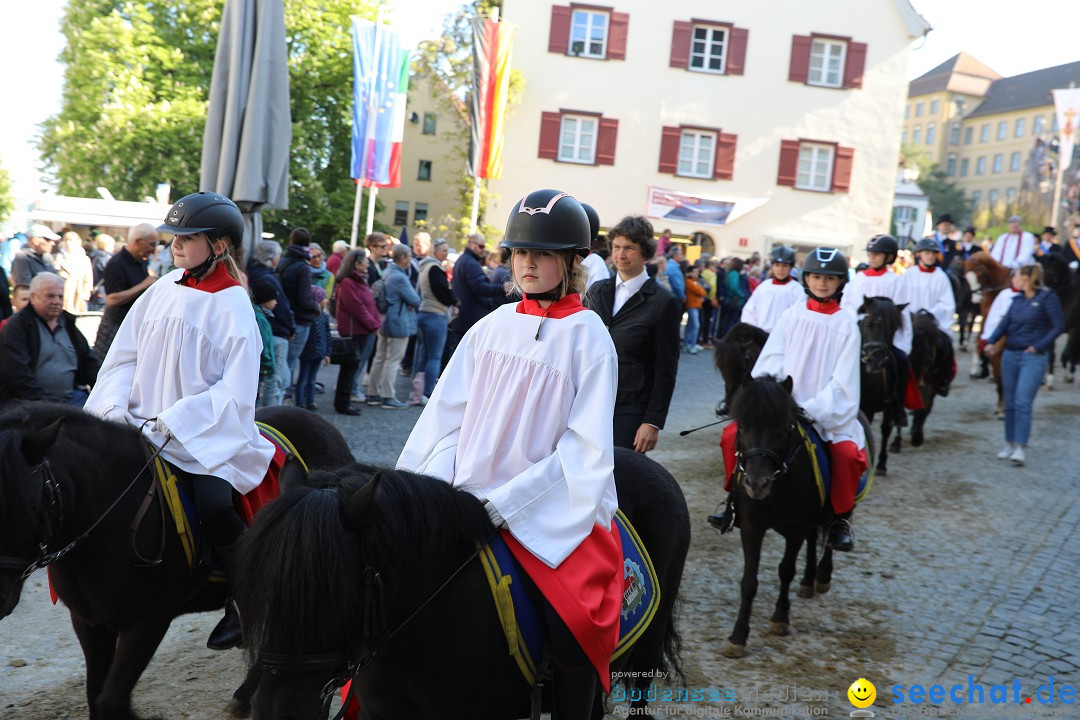 Blutritt - Reiterprozession - Heilig-Blut-Reliquie: Weingarten, 10.05.2024