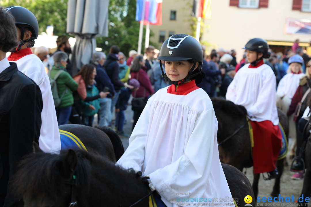 Blutritt - Reiterprozession - Heilig-Blut-Reliquie: Weingarten, 10.05.2024