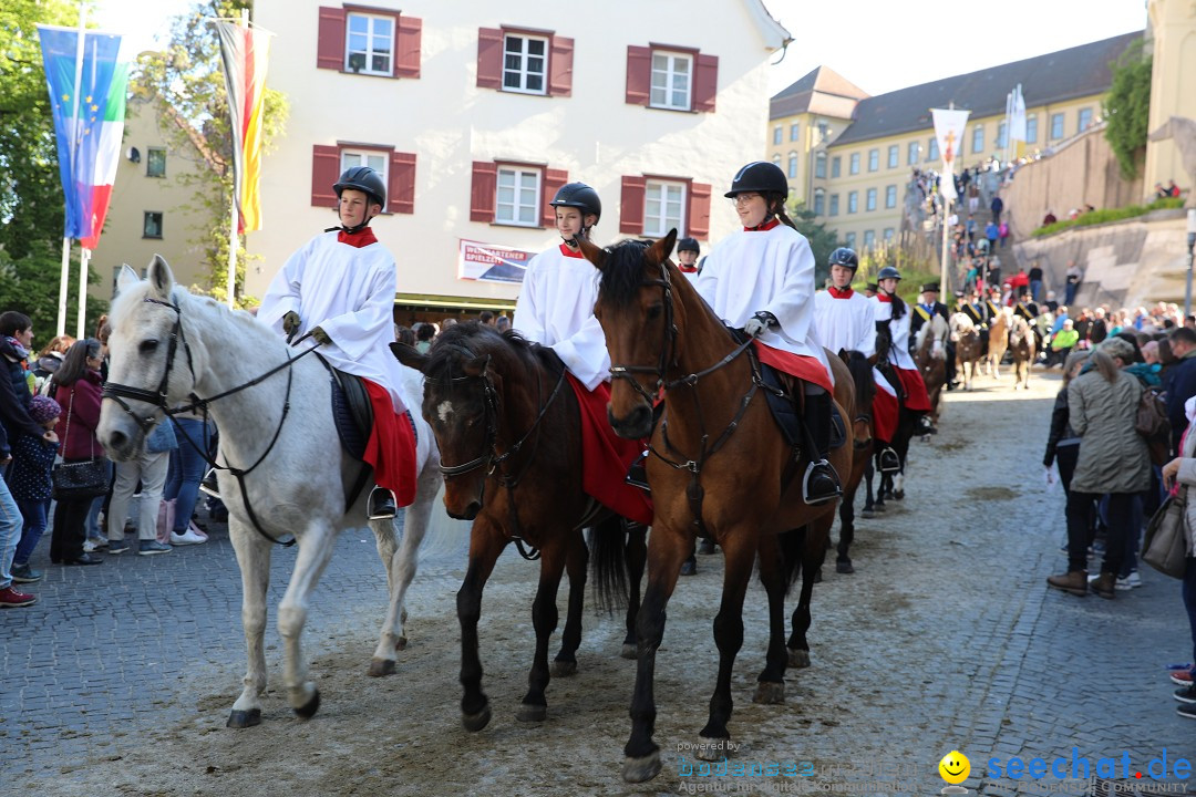 Blutritt - Reiterprozession - Heilig-Blut-Reliquie: Weingarten, 10.05.2024