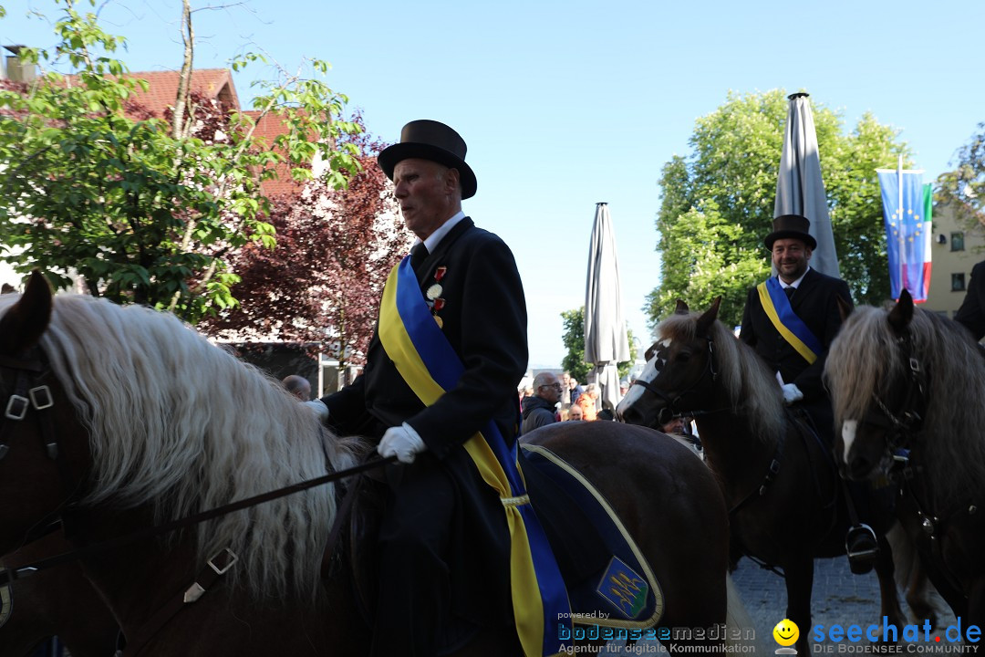 Blutritt - Reiterprozession - Heilig-Blut-Reliquie: Weingarten, 10.05.2024