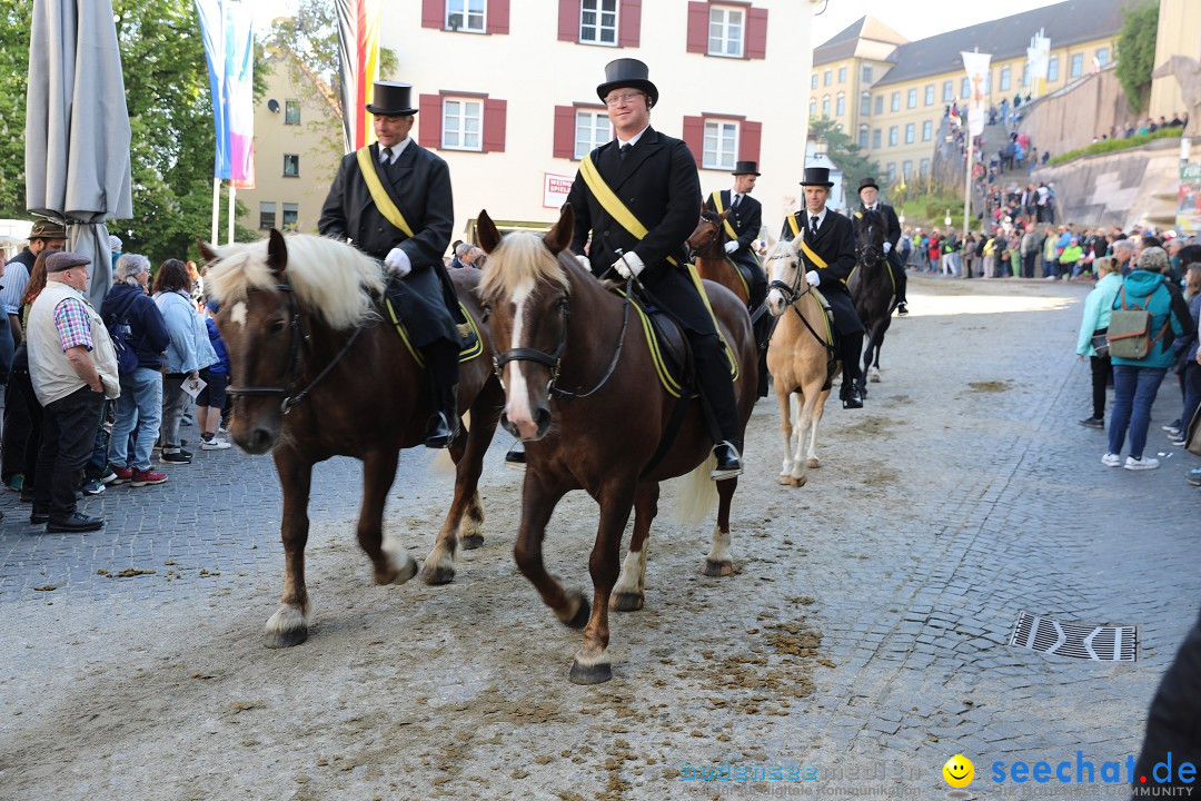 Blutritt - Reiterprozession - Heilig-Blut-Reliquie: Weingarten, 10.05.2024