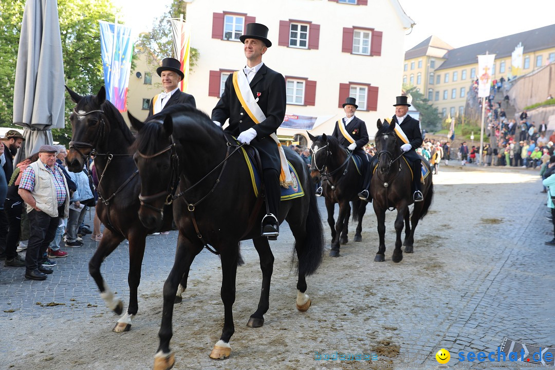 Blutritt - Reiterprozession - Heilig-Blut-Reliquie: Weingarten, 10.05.2024