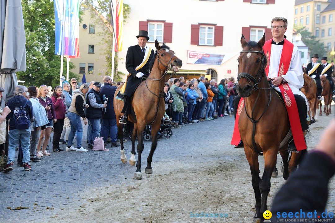 Blutritt - Reiterprozession - Heilig-Blut-Reliquie: Weingarten, 10.05.2024