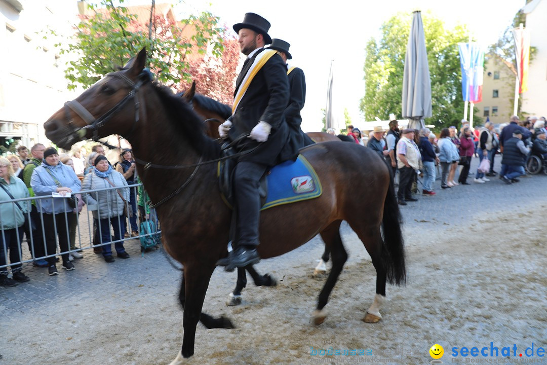 Blutritt - Reiterprozession - Heilig-Blut-Reliquie: Weingarten, 10.05.2024